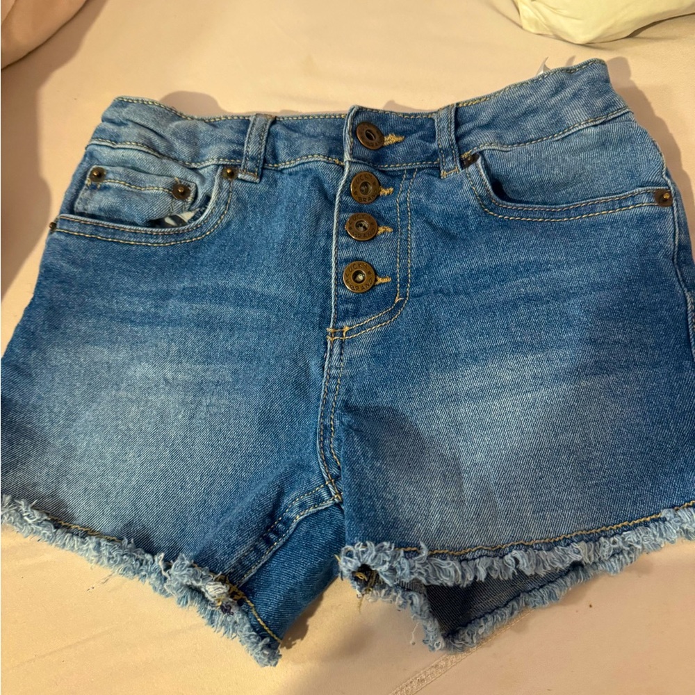 🔥2/$25 Lucky brand girl jean shorts size 10